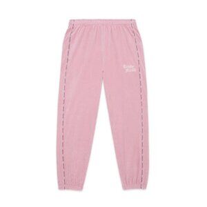 Teddy Fresh Pink Velour Track Pants